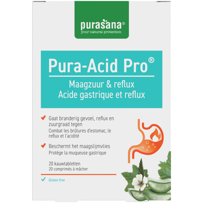 Purasana Pura-acid pro 20 comprimés à croquer