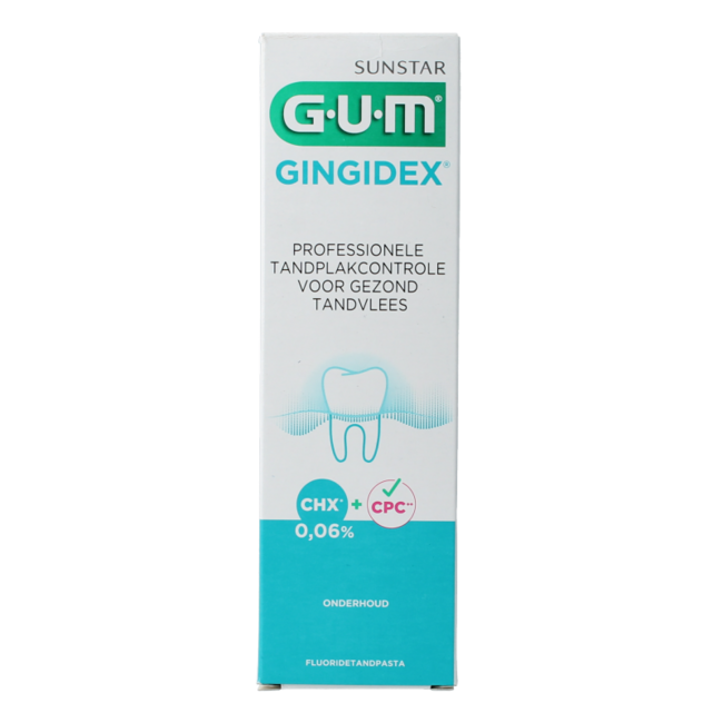 Dentifricio GUM Gingidex in tubo da 75 Millilitri