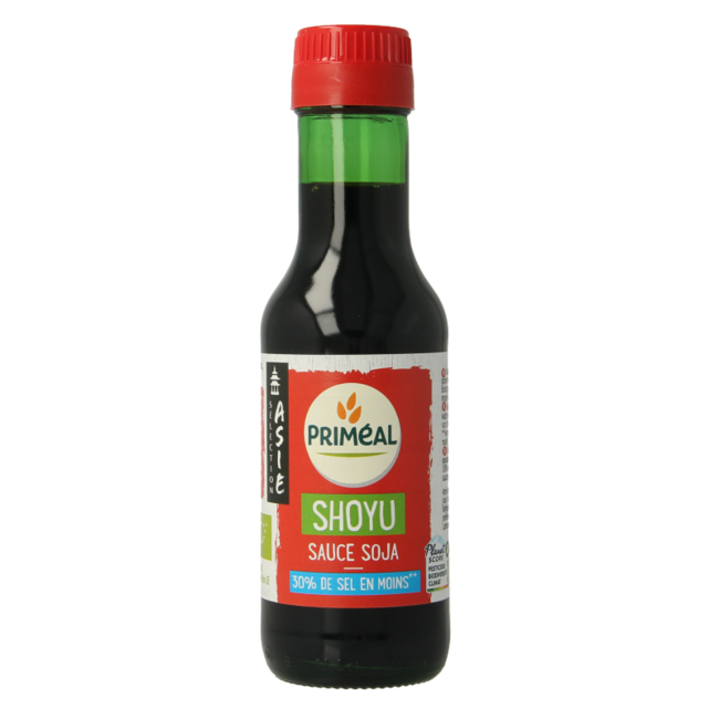 Primeal Sojasauce 30% weniger Salz Bio 125 Milliliter