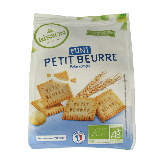 Bisson Mini Petit Beurre Kekse Bio 125 Gramm