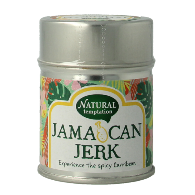 Natural Temptation organic Jamaican jerk tin 40g