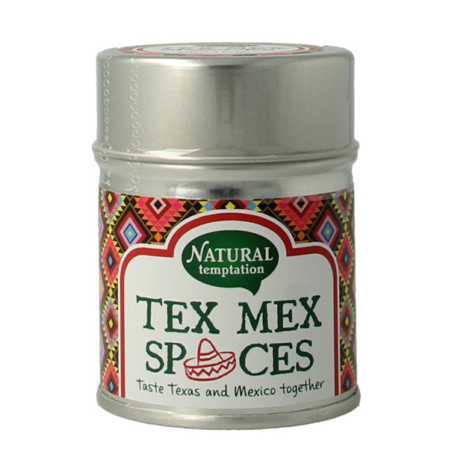 Spezie Tex Mex Biologiche Natural Temptation in Lattina 40 Grammi