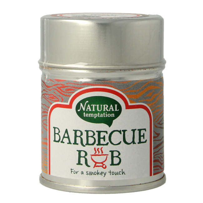 Natural Temptation Barbecue rub lata bio 40 g
