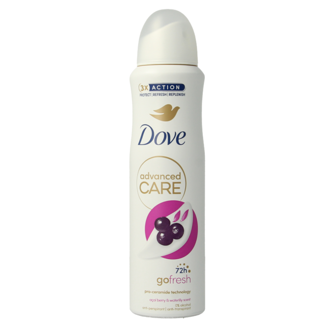 Dove Deospray Advanced Açai & Waterlilie 150 Milliliter