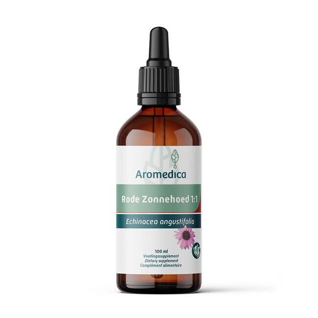 Aromedica Echinacea - Tintura di Echinacea (Cappello Rosso) 1:1 100 Millilitri