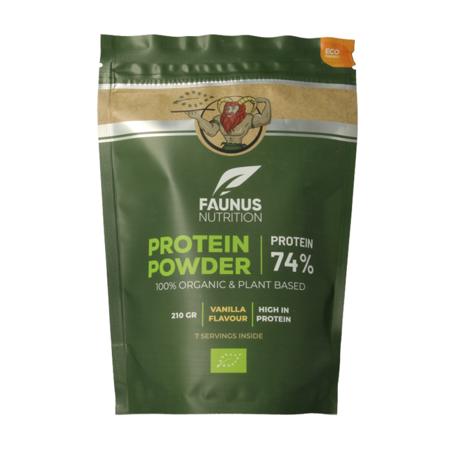 Faunus Nutrition Fermentiertes Protein Vanille Bio 210 Gramm