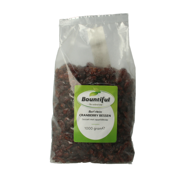 Cranberries, gesüßt mit Apfeldicksaft, 1 Kilogramm