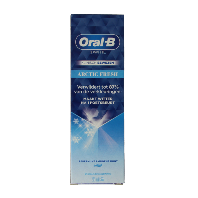 Pasta de dientes Oral-B 3D White Arctic Fresh 75 ml