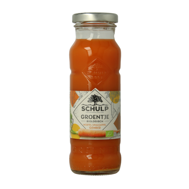 Groentje zumo de zanahoria, naranja y jengibre bio 200 ml