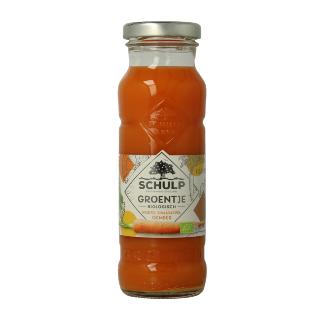 Succo biologico Groentje di carota, arancia e zenzero 200 Millilitri