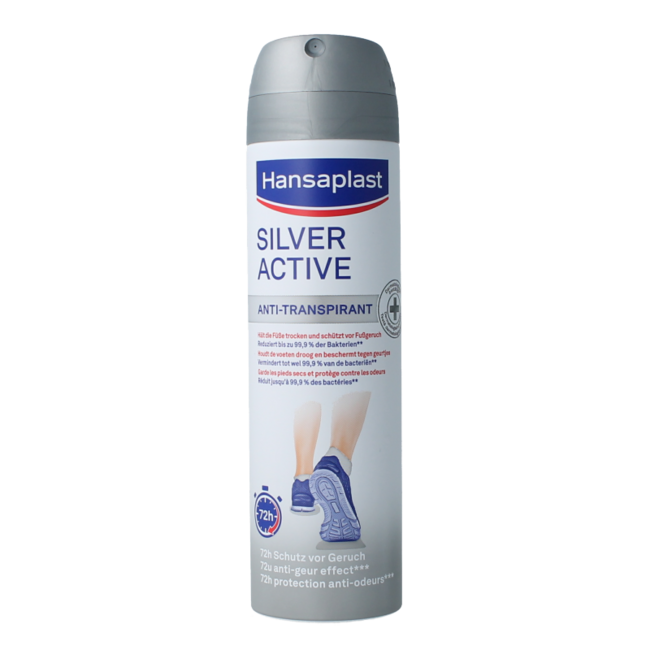 Hansaplast Silver Active Fuß-Deodorant 150 Milliliter