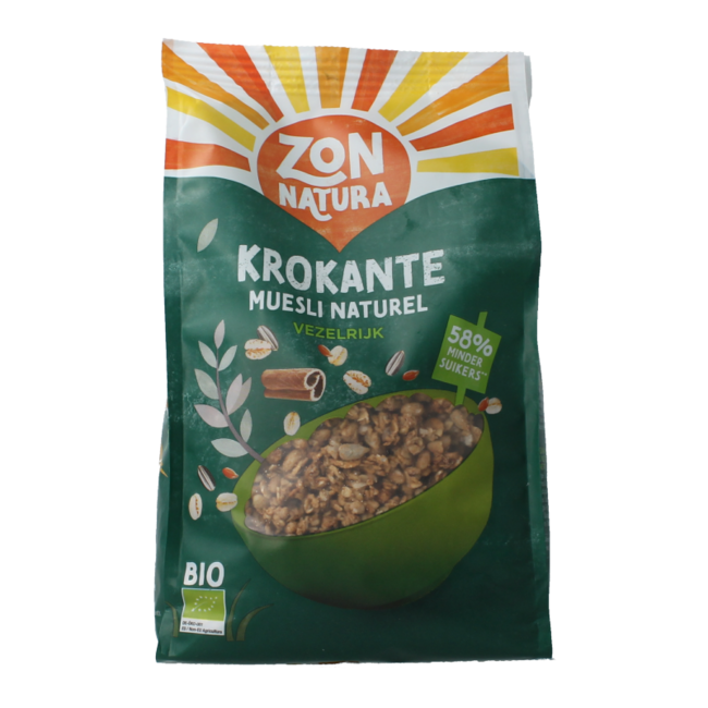 Muesli croccante naturale bio 375 Grammi