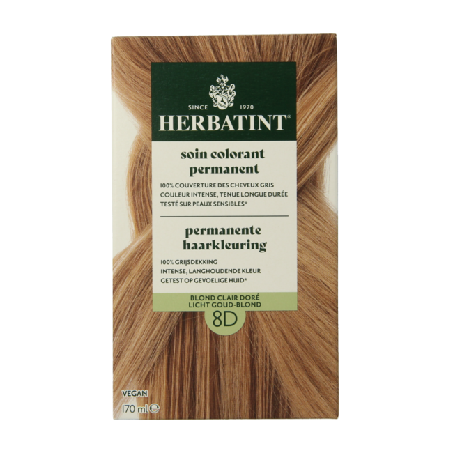 Herbatint 8D Hellgoldblond 170 Milliliter