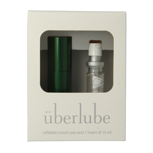 Uberlube Good to go grünes Samt-Chaiselongue 15 Milliliter