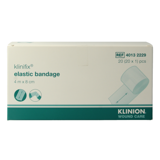Klinifix Hydrofiel windsel 4m x 8cm 20 Stuks