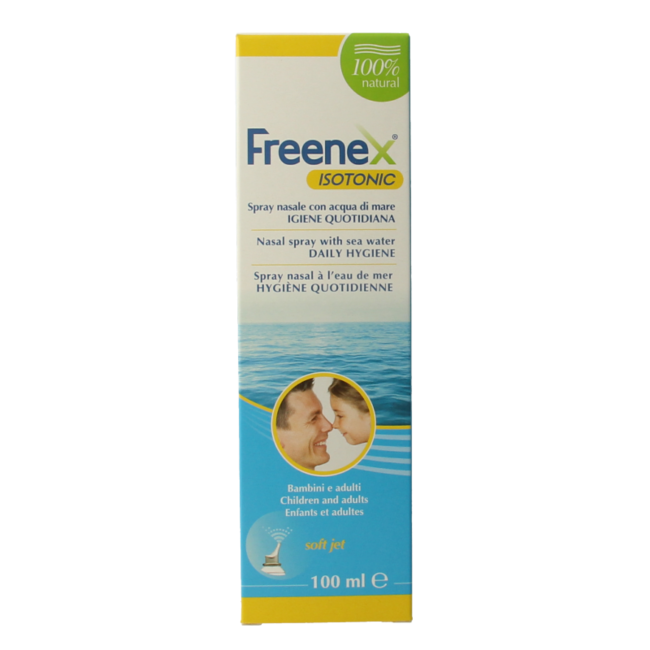 Spray nasal isotonique à l'eau de mer Freenex 100 millilitres