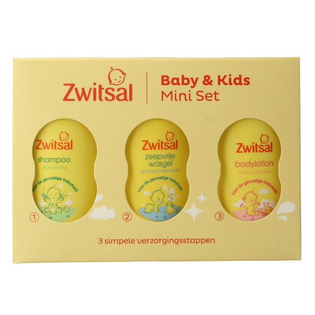 Set Mini Zwitsal 3 x 75ml