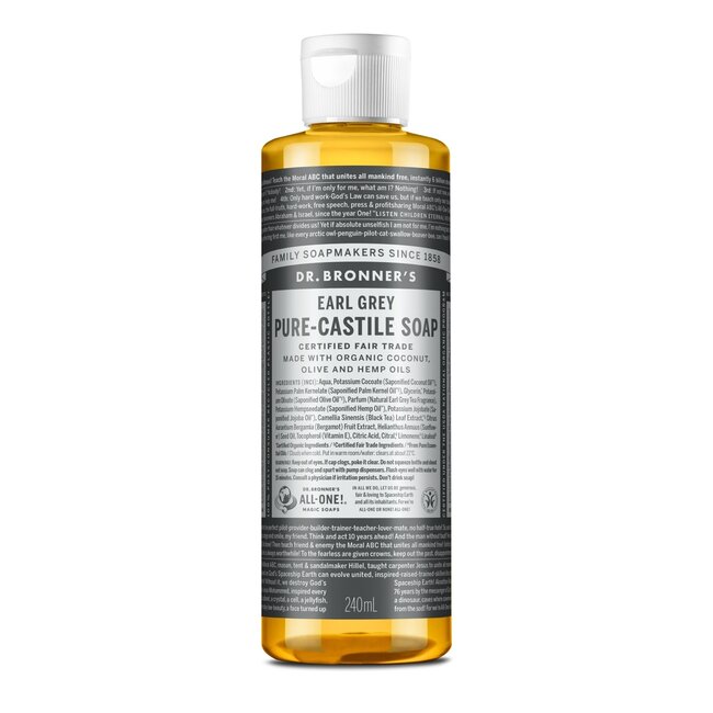 Sapone Liquido Dr Bronner's Earl Grey 240 Millilitri