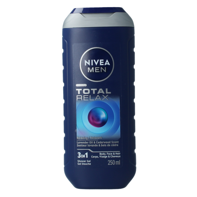 Gel douche NIVEA Men Total Relax 250 ml