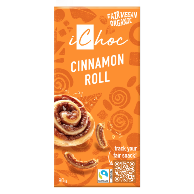 Ichoc Cinnamon Roll wegańska bio 80 gram