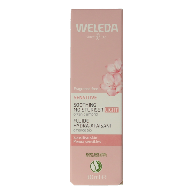 Crema Viso Idratante Leggera per Pelli Sensibili 30 Millilitri
