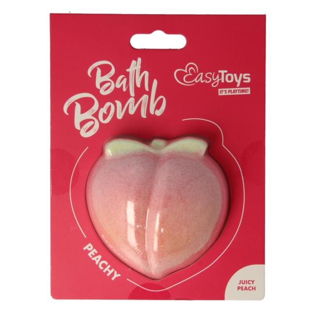 EasyToys Musująca kula do kąpieli brzoskwiniowa 1 sztuka