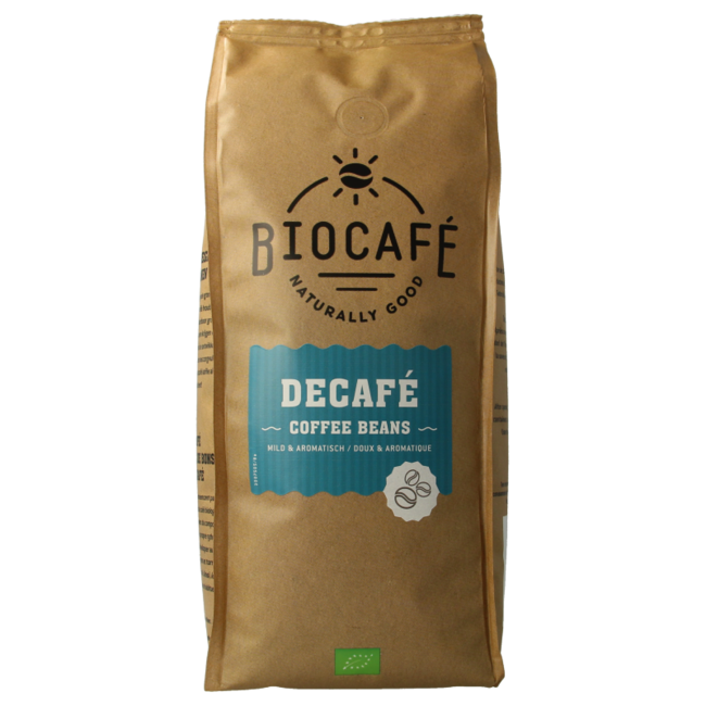 Koffiebonen decafe bio 500 Gram