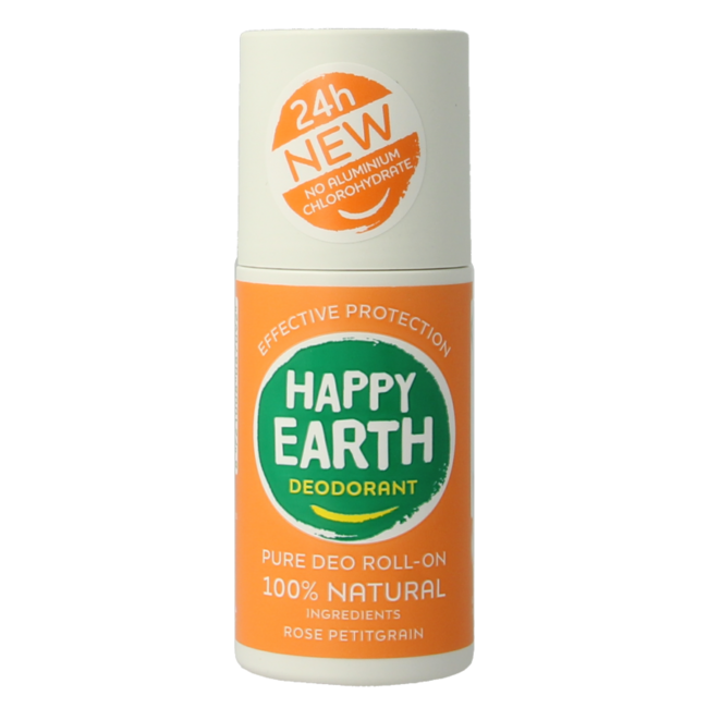 Pure Deo Roll-on Rose Petitgrain 75 Milliliter