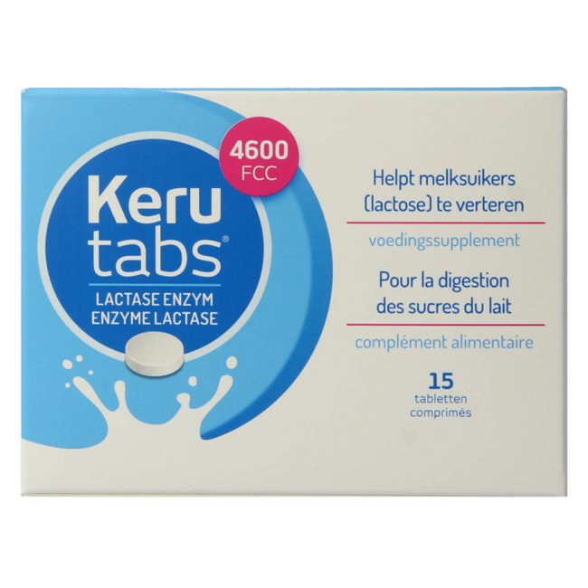 Laktase-Enzym 4600 FCC 15 Tabletten