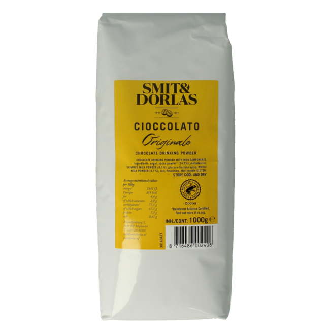 Smit & Dorlas Cioccolato Kakao 1000 Gramm