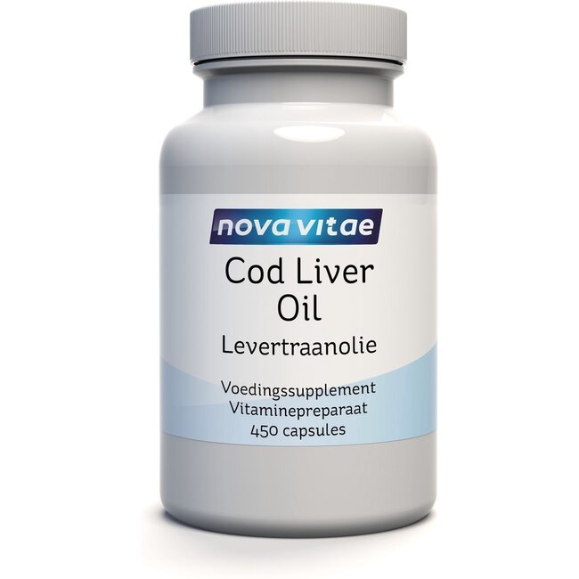 Nova Vitae Cod Liver Oil 450 Capsules