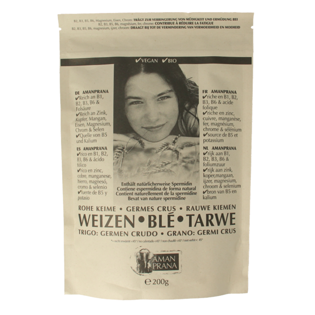 Surowe kiełki pszenicy 200 gramów