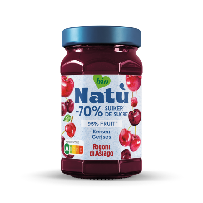 Natu organic cherry jam 240g