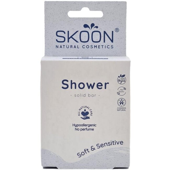 Skoon Pain de douche solide doux & sensible 90 grammes