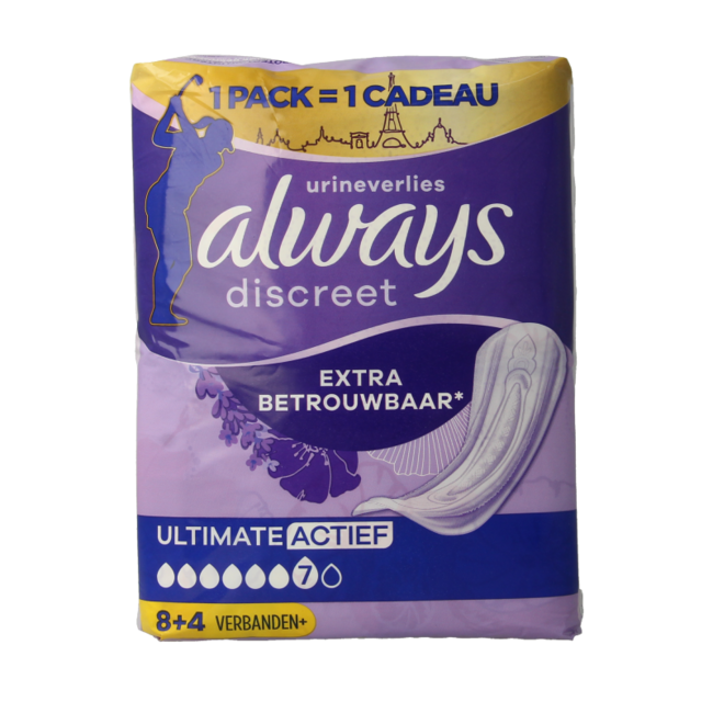 Always Discreet Ultimate Active 12 pièces
