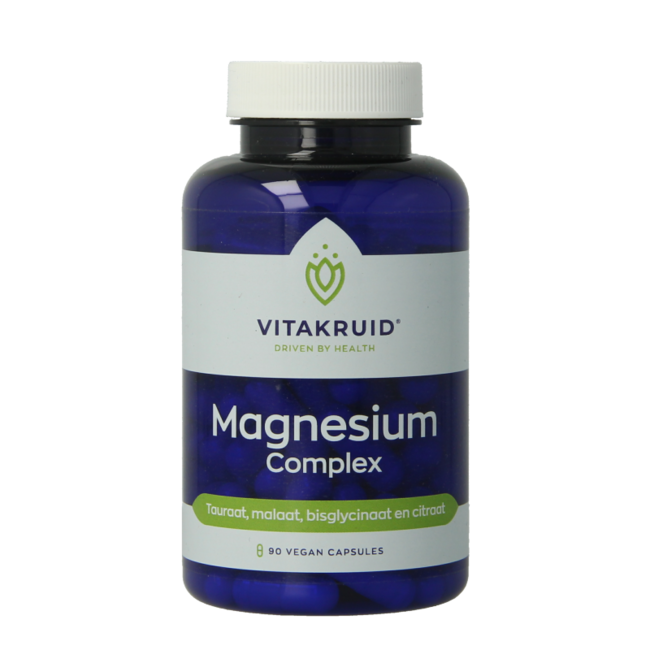 Magnesium Complex Tauraat Malaat Bisglycinaat 90 Vegetarische capsules