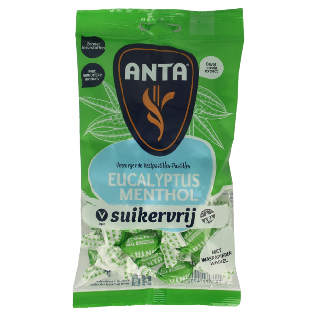 Anta Eucalyptus sans sucre avec stevia 120 g