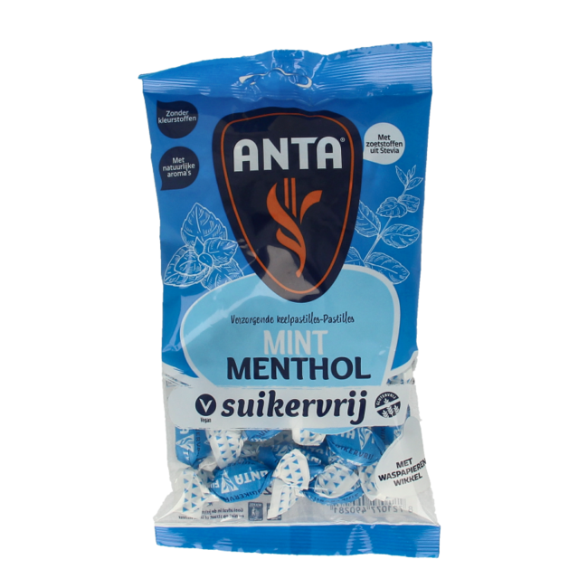 Anta Mint sin azúcar con stevia 120 Gramos