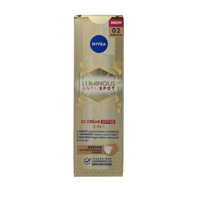 Nivea Cellular luminous 630 fluid medium SPF30 40 Milliliter