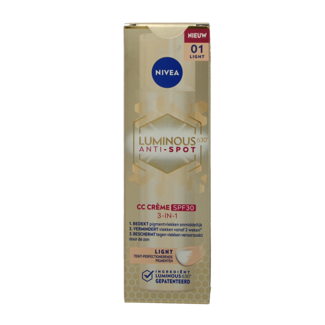 Nivea Cellular Luminous 630 Fluido Ligero SPF30 40 Mililitros