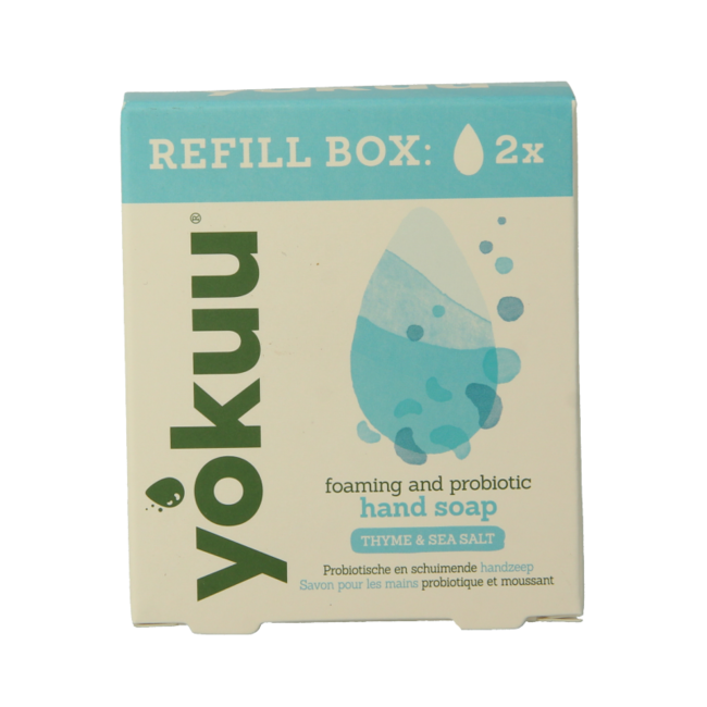 Recharge savon mains thym et sel de mer 2 pièces