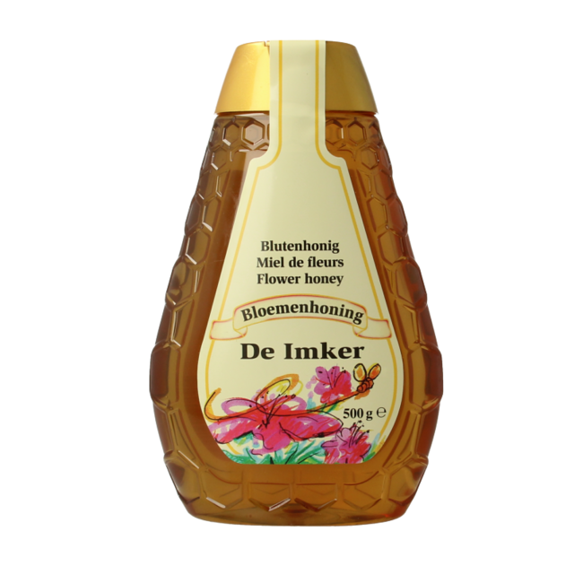 De Imker Blütenhonig Quetschflasche 500 Gramm