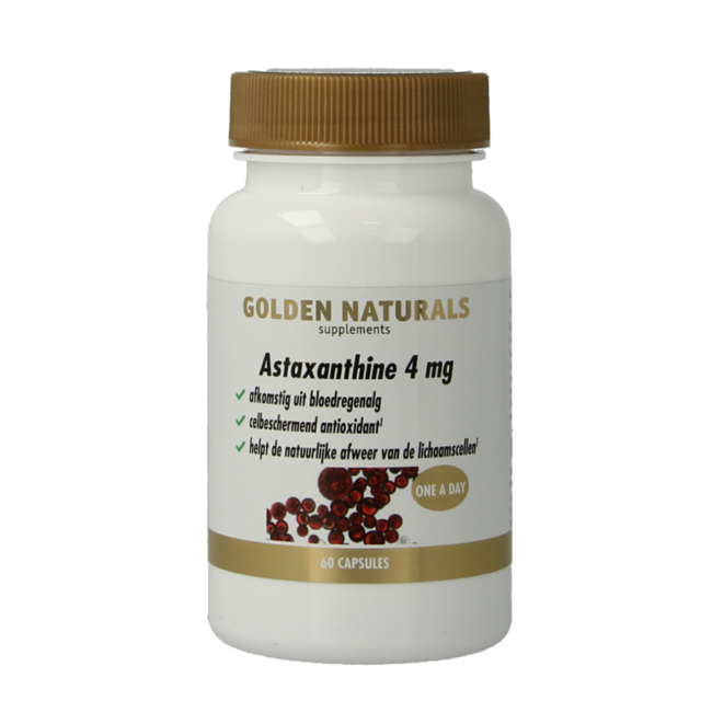 Golden Naturals Astaxanthine 4mg 60 Capsules