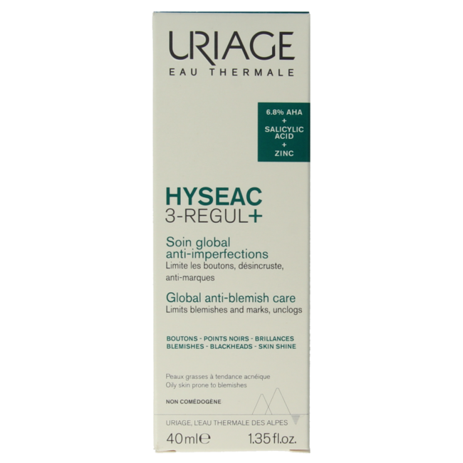 Uriage Hyseac 3-regul+ 40 Milliliter