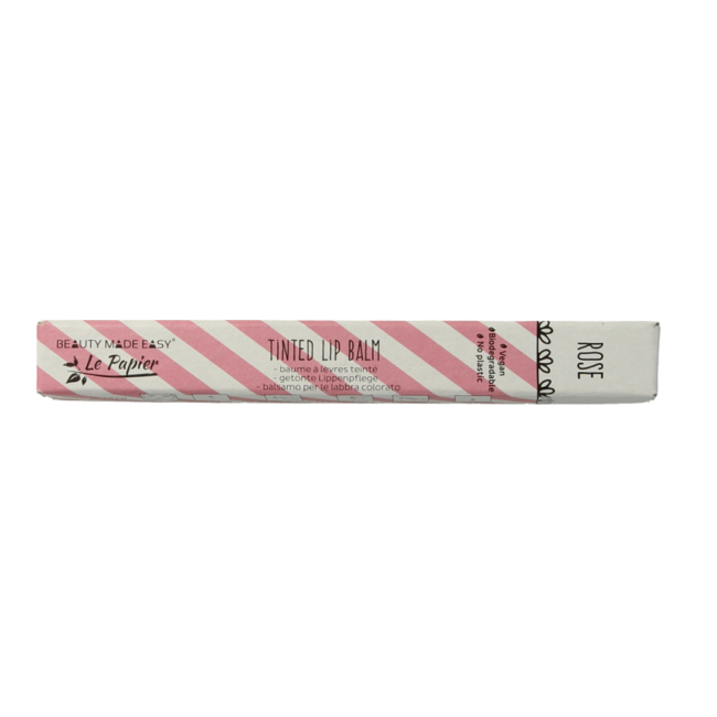 Beauty Made Easy Le papier balsam do ust barwiony róż 6 Gram
