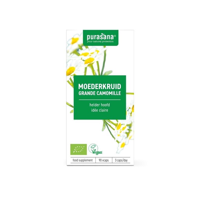 Purasana Grande Camomille végan bio 90 capsules végétariennes