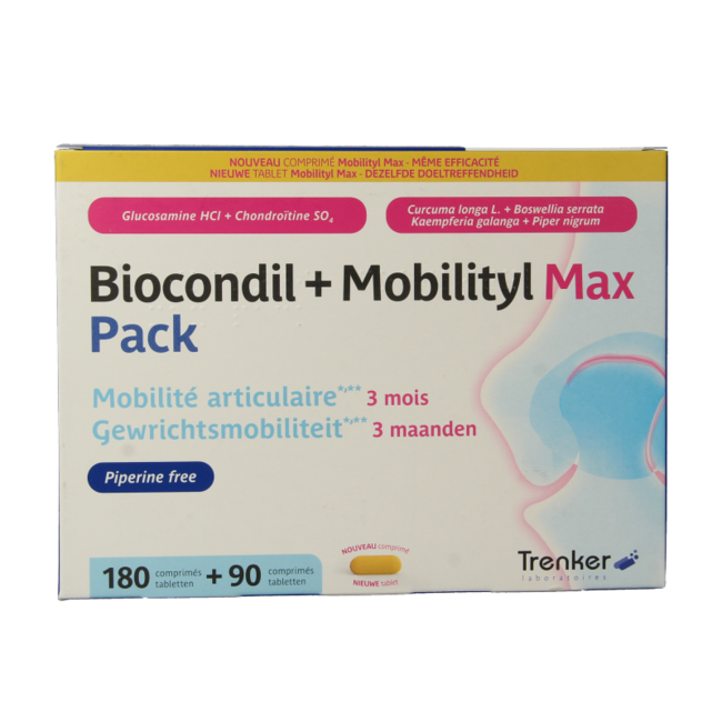 Trenker Duopack Biocondil + Mobility 180+90 Tablets (270 Tablets)