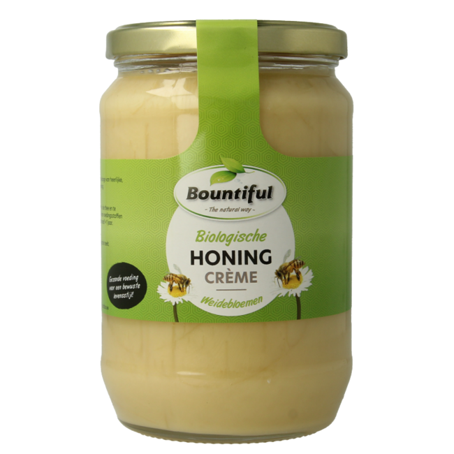 Bountiful Miel de fleurs de prairie crémeux bio 900 g