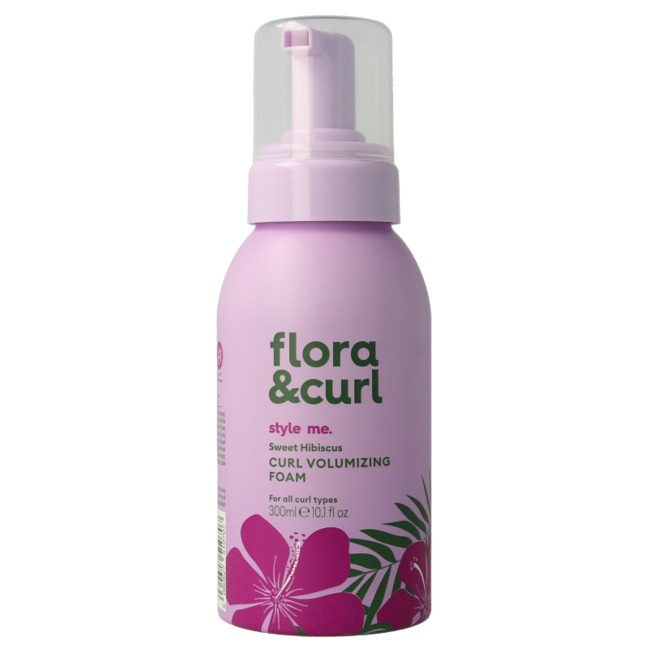 Flora & Curl Mousse volumatrice à l'hibiscus 300 ml