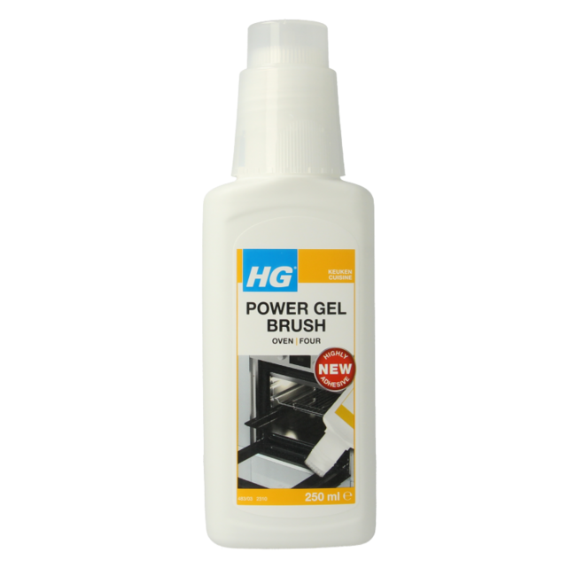HG Gel Potente con Spazzola per Forno 250 Millilitri